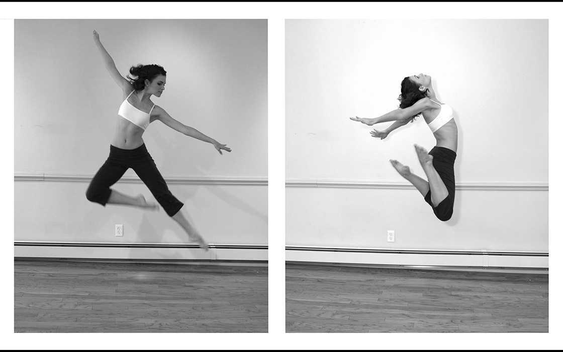 female dancer in motion